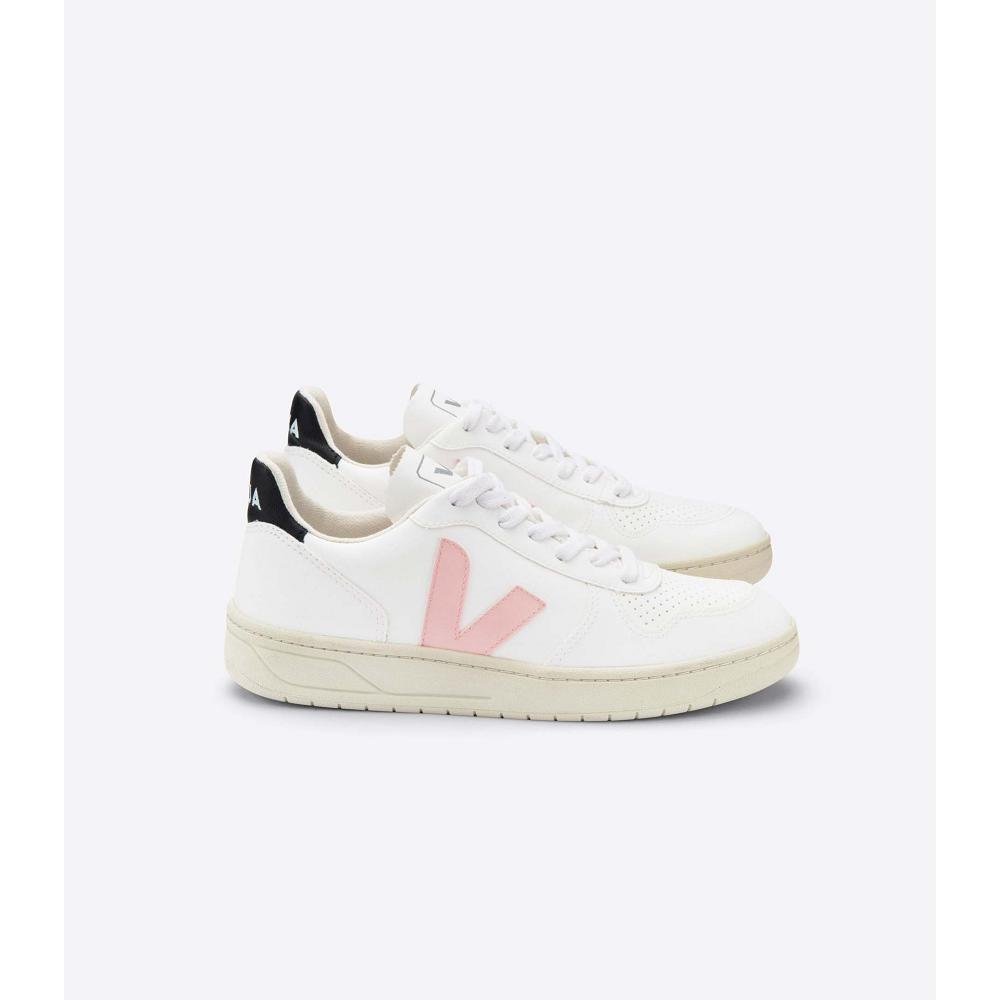 παπουτσια γυναικεια Veja V-10 CWL White/Pink/Black | GR 577ILH